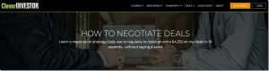 Clever Investor – Negotiation & Influence