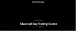 Doyle Exchange – Advanced Day Trading Course