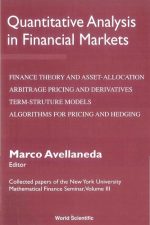 Quantitative Analysis In Financial Markets: Collected Papers Of The New York University Mathematical Finance Seminar