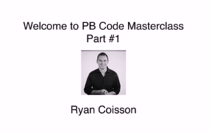 The PB Code Masterclass – Stock Options Trading Course – Ryan Coisson