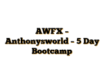 AWFX – Anthonysworld – 5 Day Bootcamp
