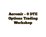 Aeromir – 0 DTE Options Trading Workshop