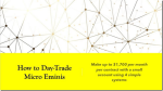 Dr Stoxx - How To Day Trade Micro e-Mini Futures