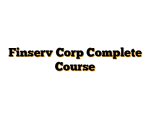 Finserv Corp Complete Course