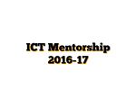 ICT Mentorship 2016-17
