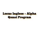 Lucas Inglese – Alpha Quant Program