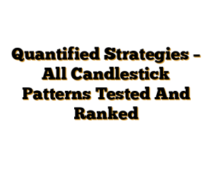 Quantified Strategies – All Candlestick Patterns Tested And Ranked