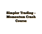 Simpler Trading – Momentum Crash Course
