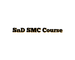 SnD SMC Course