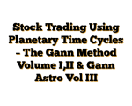 Stock Trading Using Planetary Time Cycles – The Gann Method Volume I,II & Gann Astro Vol III