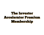 The Investor Accelerator Premium Membership