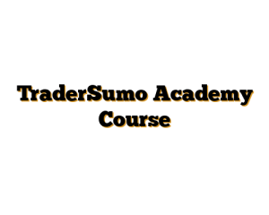 TraderSumo Academy Course
