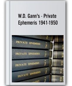 W.D. Gann’s – Private Ephemeris 1941-1950