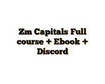Zm Capitals Full course + Ebook + Discord
