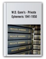 W.D. Gann’s – Private Ephemeris 1941-1950