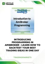 Introducing Programming in Amibroker – Trading Markets